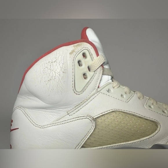 Mens Size 8 Nike Air Jordan 5 V Retro Shoes Fire
Red Silver Tongue 2020 PROJECT - Picture 6 of 10